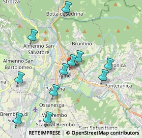 Mappa Via Nicolò Tommaseo, 24011 Almé BG, Italia (2.11364)