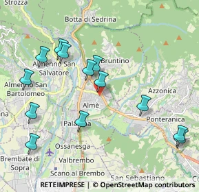 Mappa Via Nicolò Tommaseo, 24011 Almè BG, Italia (2.19538)