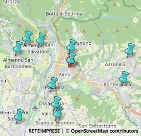 Mappa Via Nicolò Tommaseo, 24011 Almè BG, Italia (2.41182)