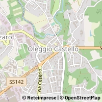 지도 Oleggio Castello