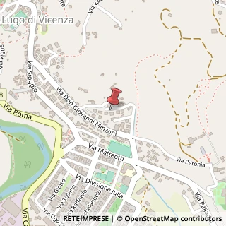 Mappa Via Venzo Venanzio, 15, 36030 Lugo di Vicenza VI, Italia, 36030 Lugo di Vicenza, Vicenza (Veneto)