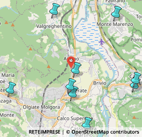 Mappa Via Guglielmo Marconi, 23881 Airuno LC, Italia (3.00273)