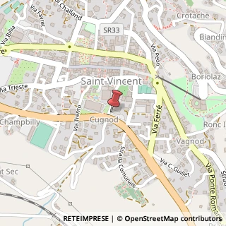 Mappa Via martiri della liberta' 21, 11027 Saint-Vincent, Aosta (Valle d'Aosta)