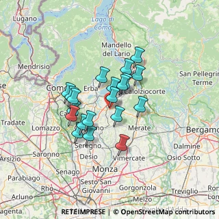 Mappa Via Sant'Agostino, 23892 Bulciago LC, Italia (10.219)