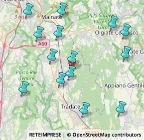 Mappa Via Carlo Alberto dalla Chiesa, 21040 Venegono Superiore VA, Italia (4.57143)