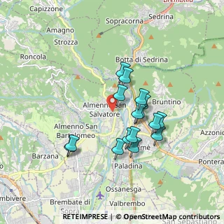 Mappa Via Alessandro Volta, 24031 Almenno San Salvatore BG, Italia (1.48438)