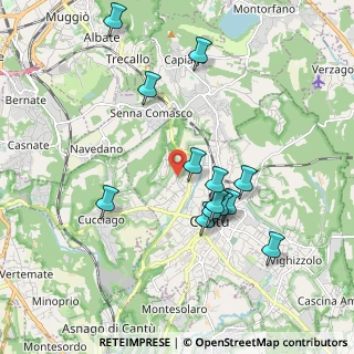 Mappa Via Selvaregina, 22063 Cantù CO, Italia (1.82154)