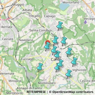 Mappa Via Selvaregina, 22063 Cantù CO, Italia (1.77667)