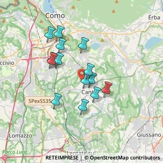 Mappa Via Selvaregina, 22063 Cantù CO, Italia (3.04643)