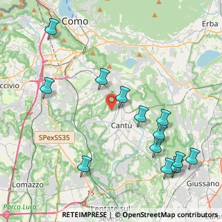 Mappa Via Selvaregina, 22063 Cantù CO, Italia (4.96615)
