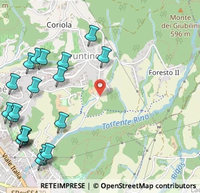 Mappa Via Coriola, 24018 Villa d'Almè BG, Italia (0.7455)