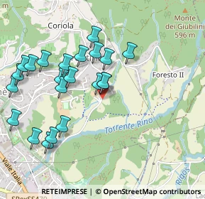 Mappa Via Coriola, 24018 Villa d'Almè BG, Italia (0.49545)