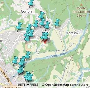 Mappa Via Coriola, 24018 Villa d'Almè BG, Italia (0.54167)