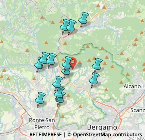 Mappa Via Coriola, 24018 Villa d'Almè BG, Italia (3.27214)