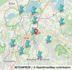 Mappa Via Alla Miniera, 23892 Bulciago LC, Italia (4.46091)