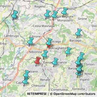 Mappa Via Alla Miniera, 23892 Bulciago LC, Italia (2.6975)