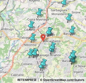Mappa Via Alla Miniera, 23892 Bulciago LC, Italia (2.12789)