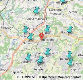 Mappa Via Alla Miniera, 23892 Cassago Brianza LC, Italia (2.3175)