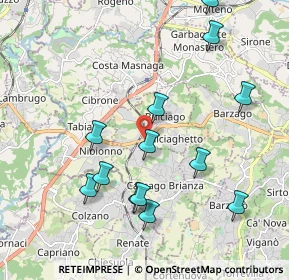 Mappa Via Alla Miniera, 23892 Bulciago LC, Italia (2.10231)