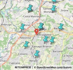 Mappa Via Alla Miniera, 23892 Bulciago LC, Italia (2.03)