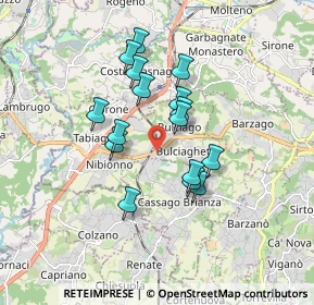 Mappa Via Alla Miniera, 23892 Bulciago LC, Italia (1.39875)