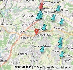 Mappa Via Alla Miniera, 23892 Cassago Brianza LC, Italia (2.28308)