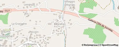 Mappa Saint-Christophe