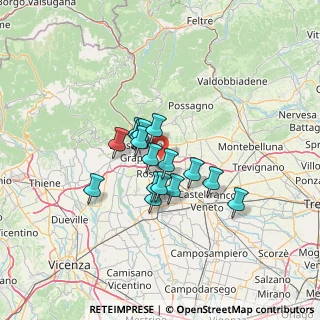 Mappa Sacro Cuore, 36060 Romano D'ezzelino VI, Italia (9.05375)