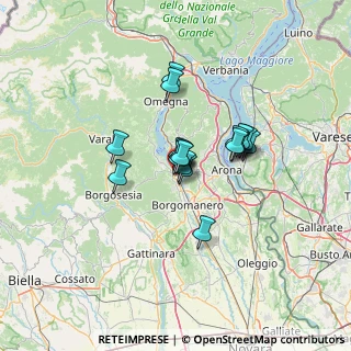 Mappa Via Cavour, 28024 Gozzano NO, Italia (8.65176)