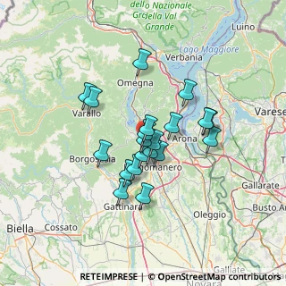 Mappa Via Cavour, 28024 Gozzano NO, Italia (10.1425)