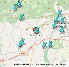 Mappa Via Cansignorio della Scala, 36063 Marostica VI, Italia (4.69438)