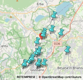 Mappa Via Don Carlo Gnocchi, 22040 Lurago D'erba CO, Italia (4.02316)