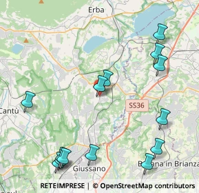 Mappa Via Don Carlo Gnocchi, 22040 Lurago D'erba CO, Italia (5.19714)