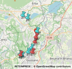 Mappa Via Don Carlo Gnocchi, 22040 Lurago D'erba CO, Italia (4.01636)