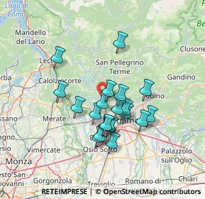 Mappa 24031 Almenno San Salvatore BG, Italia (11.135)