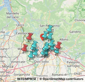 Mappa 24031 Almenno San Salvatore BG, Italia (10.50278)