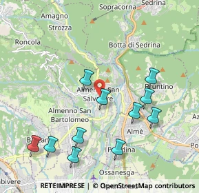 Mappa 24031 Almenno San Salvatore BG, Italia (2.12818)