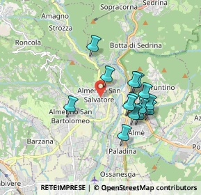Mappa 24031 Almenno San Salvatore BG, Italia (1.48714)
