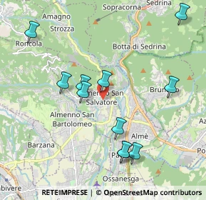 Mappa 24031 Almenno San Salvatore BG, Italia (2.05636)