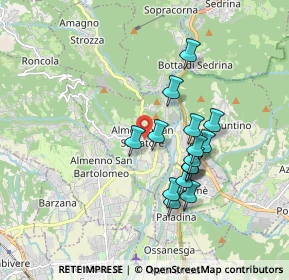 Mappa 24031 Almenno San Salvatore BG, Italia (1.53063)