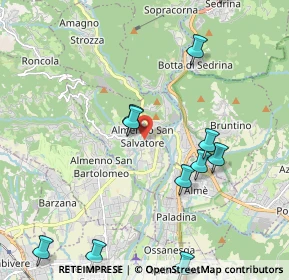 Mappa 24031 Almenno San Salvatore BG, Italia (2.42727)