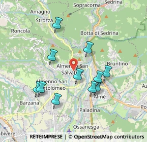 Mappa 24031 Almenno San Salvatore BG, Italia (1.69455)