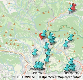 Mappa 24031 Almenno San Salvatore BG, Italia (4.88158)