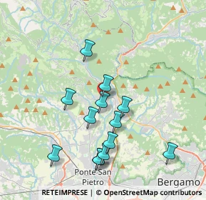 Mappa 24031 Almenno San Salvatore BG, Italia (3.64462)