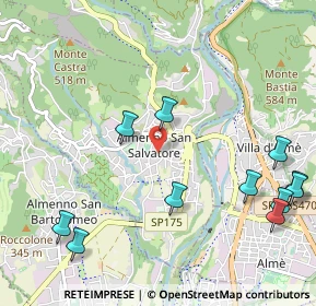 Mappa 24031 Almenno San Salvatore BG, Italia (1.30545)