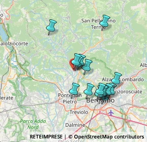 Mappa 24031 Almenno San Salvatore BG, Italia (6.5725)