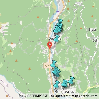 Mappa Via per Doccio, 13011 Borgosesia VC, Italia (2.194)