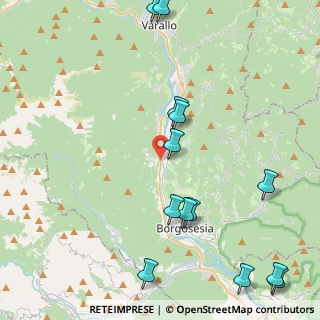 Mappa Via per Doccio, 13011 Borgosesia VC, Italia (5.38)