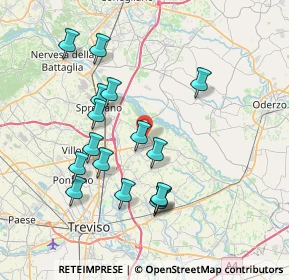 Mappa Via Ronchi, 31052 Maserada Sul Piave TV, Italia (7.22375)