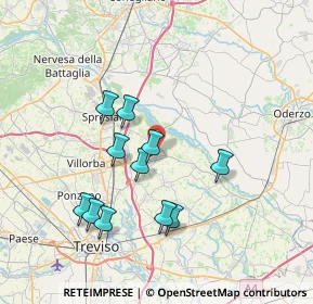 Mappa Via Ronchi, 31052 Maserada Sul Piave TV, Italia (6.79182)